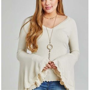 Altar’d State Bell Sleeve Top